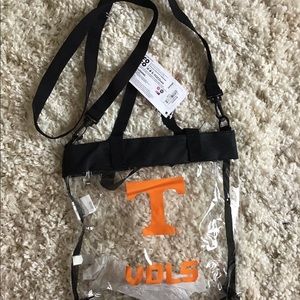 Brand new with tags clear Tennessee branded bag.